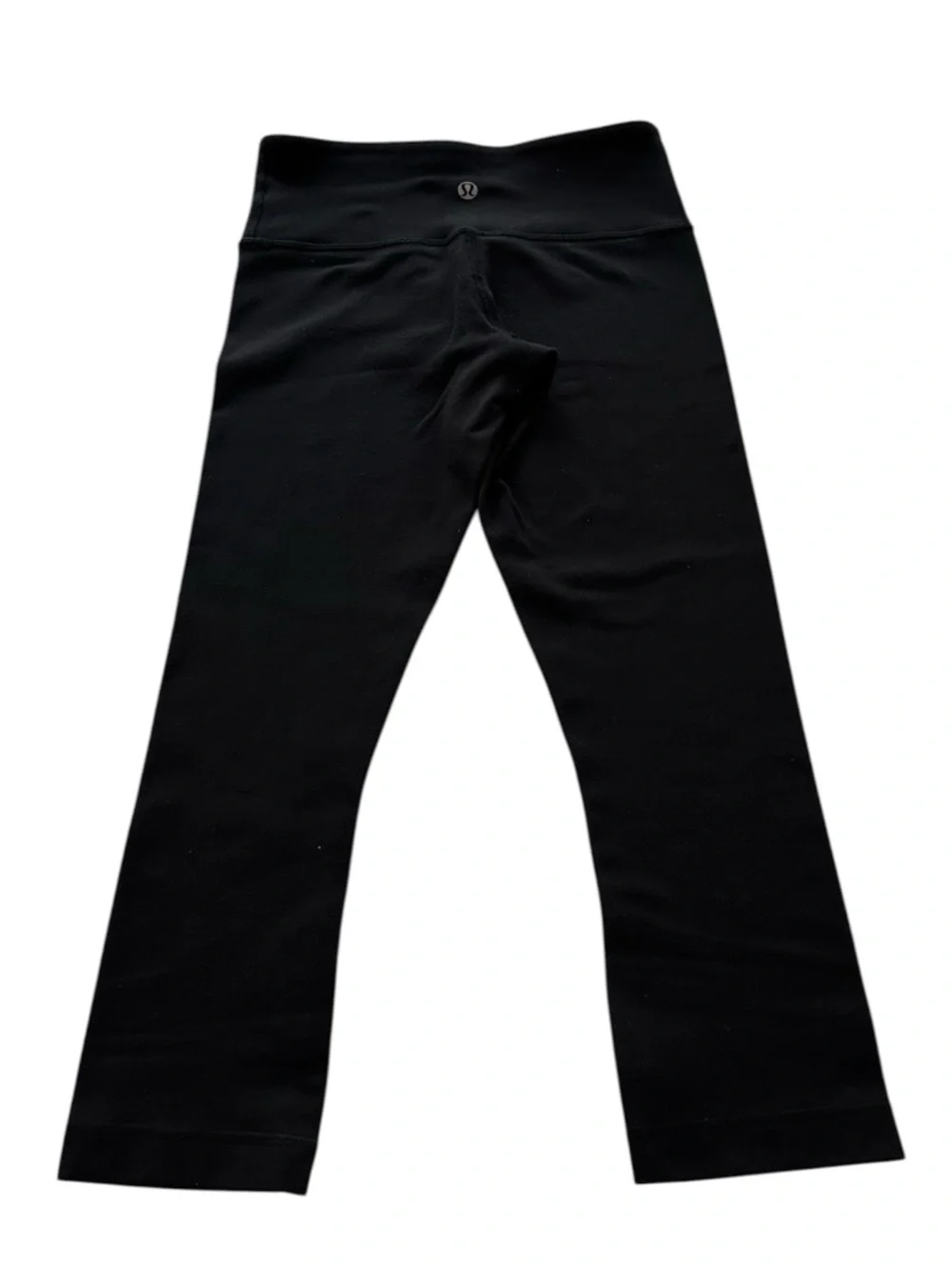 Lululemon Cropped Leggings Black Stretch Athletic Tights Women’s Size 2